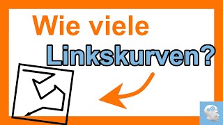 Konzentrationsübung  LinkskurvenRechtskurven zählen  Vorbereitung auf Einstellungstest [upl. by Enyallij]