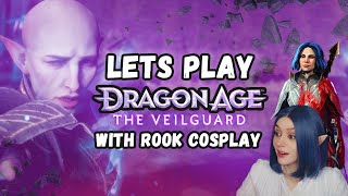 Lucanis or Davrin  Dragon Age The Veilguard  First Playthrough with Rook Cosplay 9 [upl. by Ateikan145]