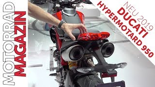 Ducati Hypermotard 950  UnderseatAuspuff is back [upl. by Willem]