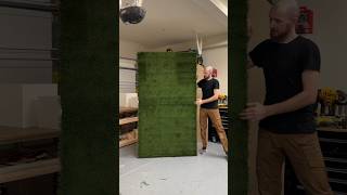 Faux grass backdrop making decoration diy [upl. by Larue]