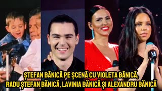 Ștefan Bănică pe scenă cu Violeta Bănică Radu Ștefan Bănică Lavinia Bănică și Alexandru Bănică [upl. by Aral108]