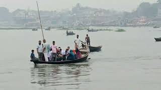 Morning Time Local People of Bangladesh Boat Launch ll SadarghatDhakaBangladesh [upl. by Wei]