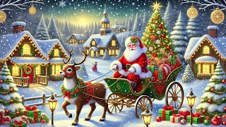 Instrumental Christmas Music with Fireplace amp Piano Music 247  Merry Christmas [upl. by Talanian7]