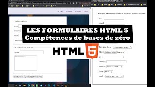 18 Les formulaires HTML5 de zéro  Compétences de base  tutoriel HTML débutant [upl. by Corwun]