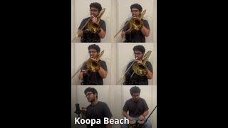 Koopa Beach Super Mario Kart  Trombone Quartet [upl. by Anuahsar112]