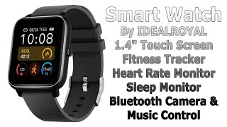 IDEALROYAL Touch Screen Smartwatch [upl. by Cutlip]