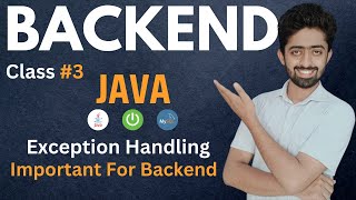 Exception Handling in Java  Backend Development Course  lecture 03 [upl. by Church]