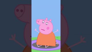 Bouncing Fun On The Trampoline shorts peppapig [upl. by Suilenroc653]