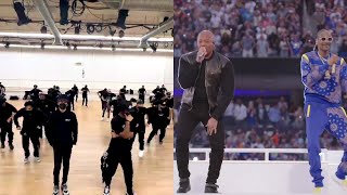 Super Bowl LVI Halftime Show Still DRE Rehearsal vs Live [upl. by Stiruc415]