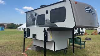 TRAVEL LITE ATOM 600 TLRV TRUCK CAMPER WALKTHRU VIDEO LIGHTWEIGHT TRUCK CAMPER [upl. by Ylatfen192]