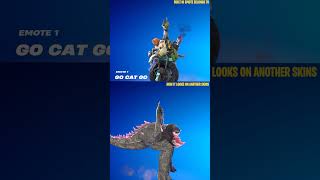 Godzilla Evolved Fortnite doing BuiltIn Emotes Episode 2 [upl. by Dlanigger]