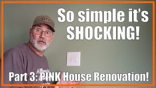 Is the electrical system safe  New devices from Leviton  Part 3 Pink House Renovation [upl. by Sinnaoi]