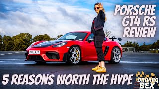 5 Reasons The Porsche Cayman GT4 RS Is Worth The Hype  Porsche 718 Cayman GT4 RS Review [upl. by Malvina]