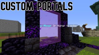 Custom Portals Plugin Multiverse portals [upl. by Forester]