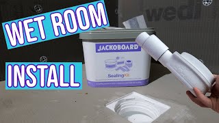 How to Install Wet Room  Jackoboard [upl. by Noemi23]