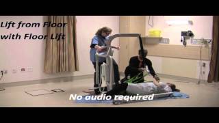 Using a Floor Lift to Assist from the Floor Following a Fall [upl. by Eisset]