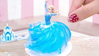 💗 Amazing Miniature ELSA Rice Paper Cake Decorating  Perfect 1000 Miniature Ideas Cake [upl. by Harret]