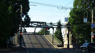 Seattle Montlake Bridge Opening on Montlake Boulevard [upl. by Oinota8]