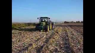 EcoDyn  semis direct de féveroles dans chaumes de maïs en reconversion vers la biodynamie [upl. by Odawa]