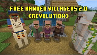 Free Handed Villagers Addon v20 Revolution Trailer [upl. by Annoyk]