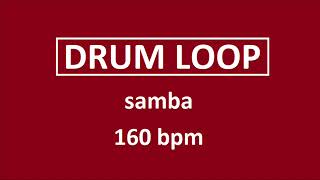 Simple bossa nova 160 BPM drum loop [upl. by Groos]