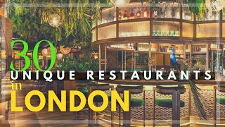 You HAVE TO visit these top restaurants in London  30 places to eat in London before you die [upl. by Sanders]