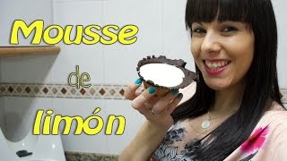 Mousse de limón con y sin Thermomix  Escondite de RacheL [upl. by Dnalon]