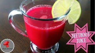 Beetroot Juice Recipe How To Make Beetroot Juice [upl. by Pauiie]