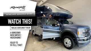 2024 Renegade Veracruz 30VRM Super C Motorhome For Sale Features  Renegade Dealer Michigan IN OH [upl. by Mowbray945]