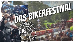 Das geilste Motorradtreffen GLEMSECK 101 bikelife  2023  Rock n Roll amp Café Racer [upl. by Nywde]