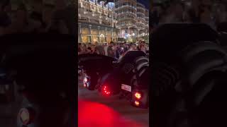 real batmobile in streets of monaco casino montecarlo [upl. by Hunfredo656]