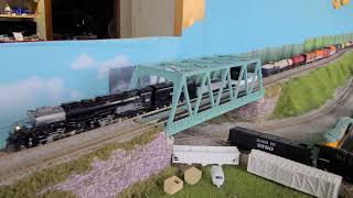 kato N scale Big boy 29 car run [upl. by Idac299]