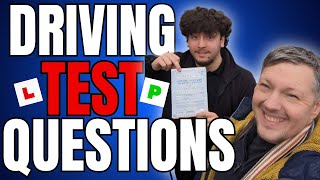 Driving Test UK Questions and Answers  Tell Me Questions [upl. by Rebm633]