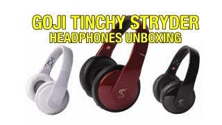 Goji Tinchy Stryder Headphones Unboxing amp First Look [upl. by Tolland768]