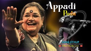 Appadi Podu  Usha Uthup  South Indian Song  Effect Studio Live 2024 [upl. by Tabbatha]