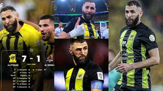 Al lttihad Vs Al wehda 7  1 match highlights [upl. by Prinz]