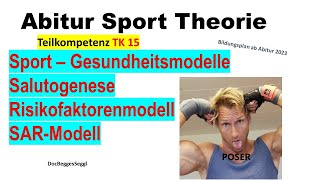 ABITUR SPORT THEORIE 2025 TK 15 SALUTOGENESE SARModell Risikofaktoren Gesundheitsförderung [upl. by Meenen]