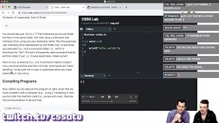 FREE CODING IN THE BROWSER  CS50 on Twitch EP 38 [upl. by Jehias]