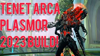 Warframe Tenet Arca Plasmor Build Guide 2023 2 forma INSANE WEAPON [upl. by Novahc]