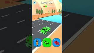 ShapeShifting 2 GAMEPLAY Level No 291 Walkthrough  New Update Car Racing Shorts ShapeShifting [upl. by Neelak329]