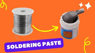 Transforming Solder Wire Into Solder Paste [upl. by Moira]