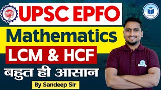 UPSC EPFO Classes  Mathematics  LCM amp HCF  UPSC EPFO Exam Preparation 2024  Civilstap [upl. by Winshell459]