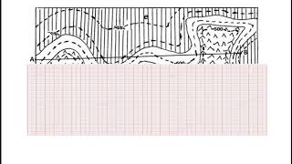 Réalisation dune coupe géologique  Structure horizontale  Exercice [upl. by Philippine]