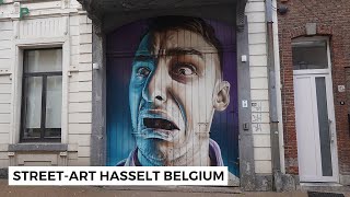 StreetArt wandeling Hasselt Belgium [upl. by Clift]