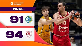 Clutch PERFORMANCE Shines  Maccabi  Olympiacos  BASKETBALL HIGHLIGHTS R10 202425 [upl. by Kahl]