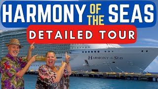 Royal Caribbeans Harmony of the Seas Detailed Tour Full Walkthrough [upl. by Rosane]