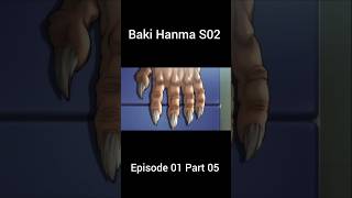 BAKI HANMA season 2 episode 01 part 05 anime baki shorts [upl. by Stouffer]