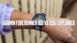 Garmin Forerunner 165 v 255 Differences explained [upl. by Philina678]