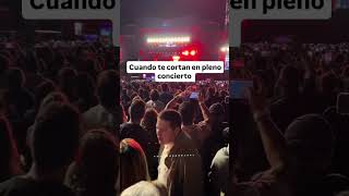 Cuando te cortan en pleno concierto funny funnyvideo luismiguel trending viral fypシ゚viral fyp [upl. by Nysa]