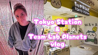 Tokyo Vlog 1  Character Street amp Team Lab Planets [upl. by Htor]